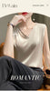 SilkBlend V-Neck Summer Blouse for Women ATHLEXES
