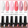 NailArt Pro 6pc UV Gel Polish Kit for Manicure ATHLEXES