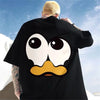ZAZOMDE Retro Cartoon Tiger Oversized Tee ATHLEXES