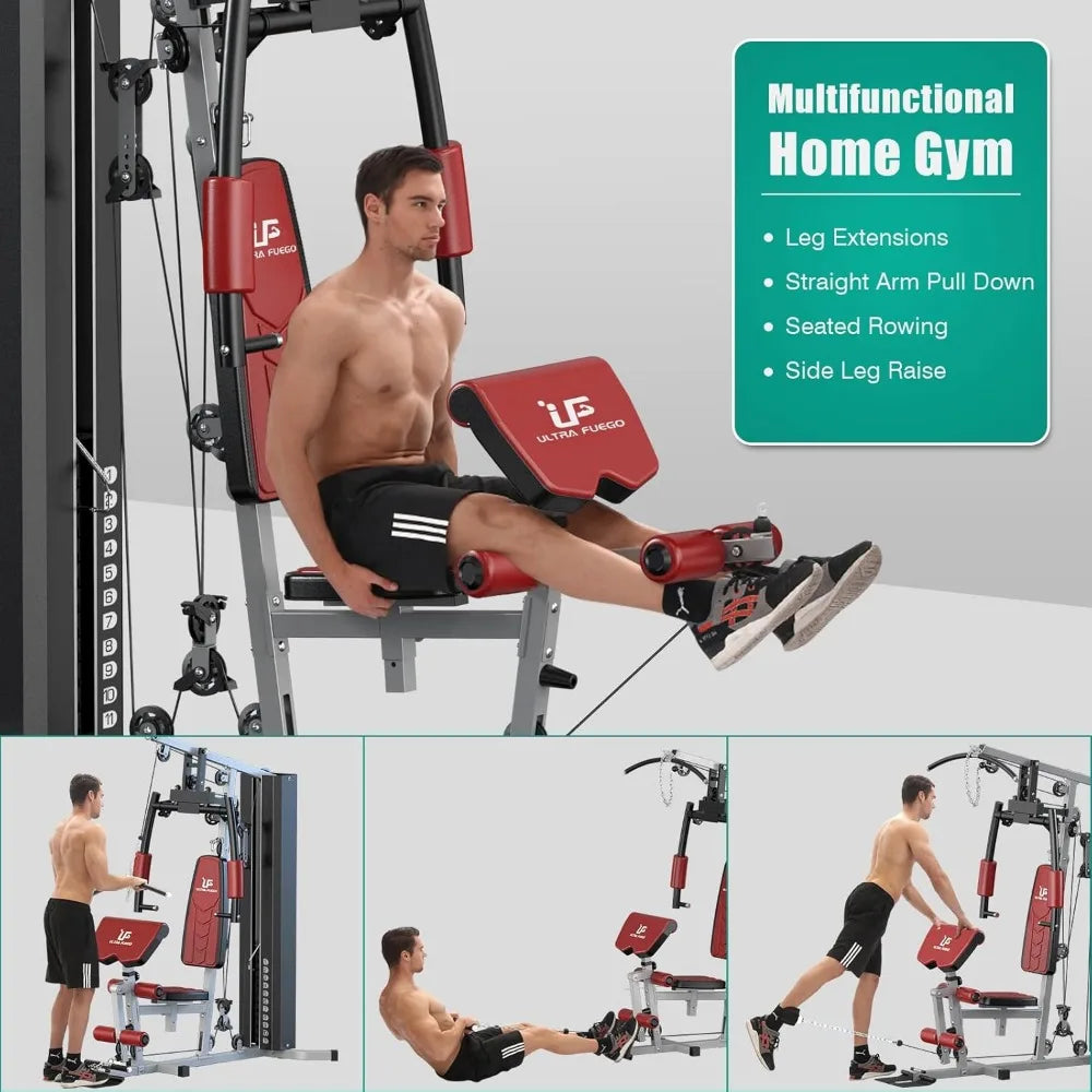 Ultra Fuego Full Body Home Gym Workout Station ATHLEXES