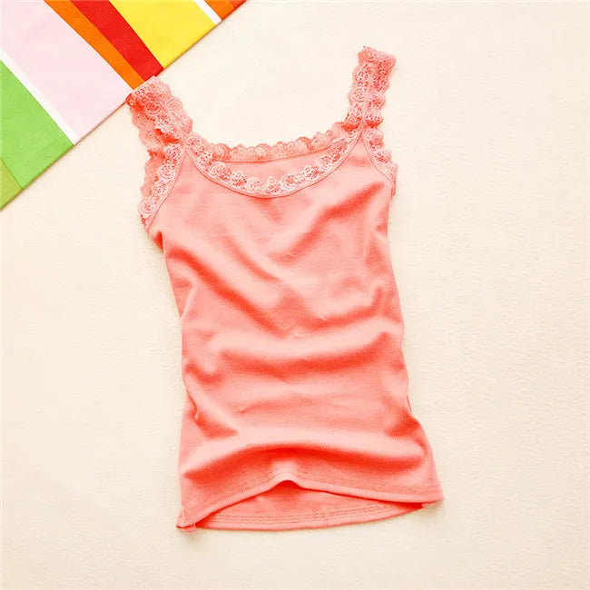 Luxe Lace Sleeveless Tank Top for Women ATHLEXES