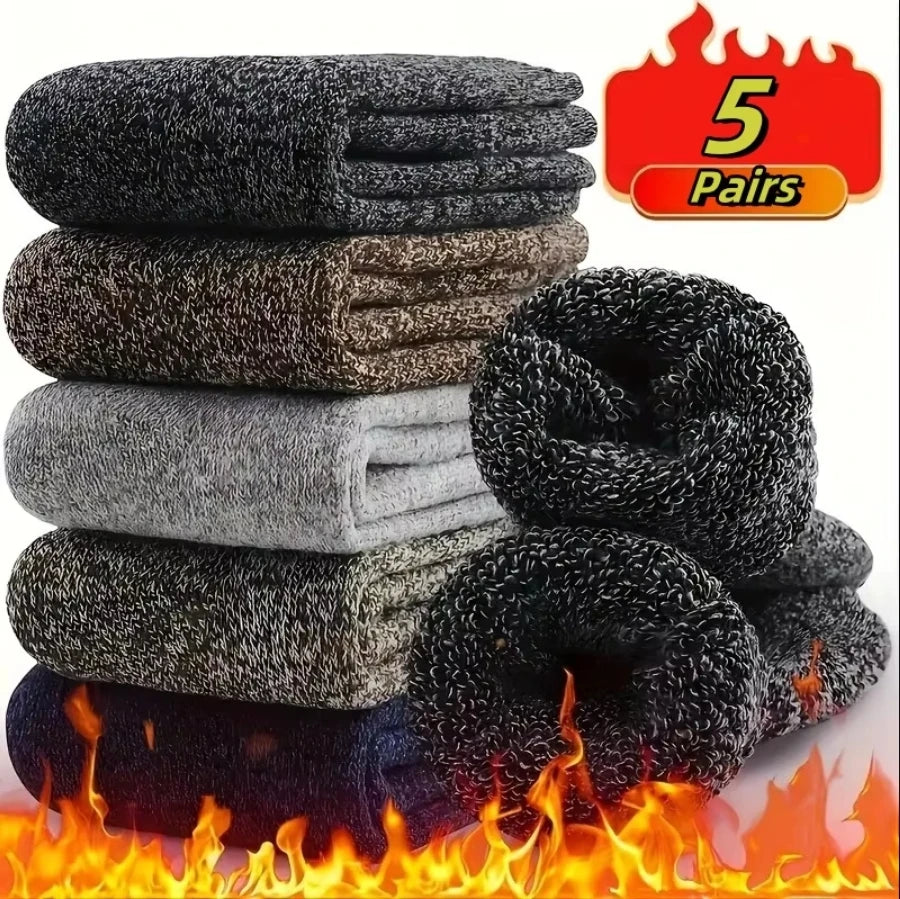 Vintage Fun Athletic Socks for Men - 5 Pairs Set ATHLEXES