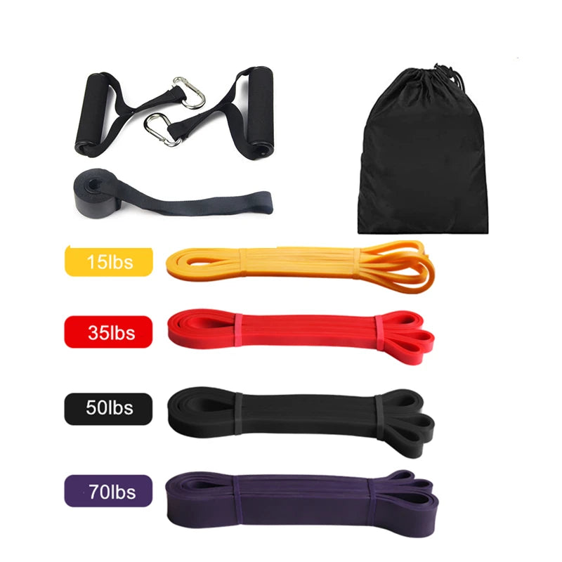 EliteFlex Latex Stretch Resistance Bands for Workouts ATHLEXES