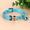 Personalized Cat Collar Reflective Nylon Dog Cats ID Collars With Bell Free Engraving for Cats Small Dogs Chihuahua 10 Colors ATHLEXES