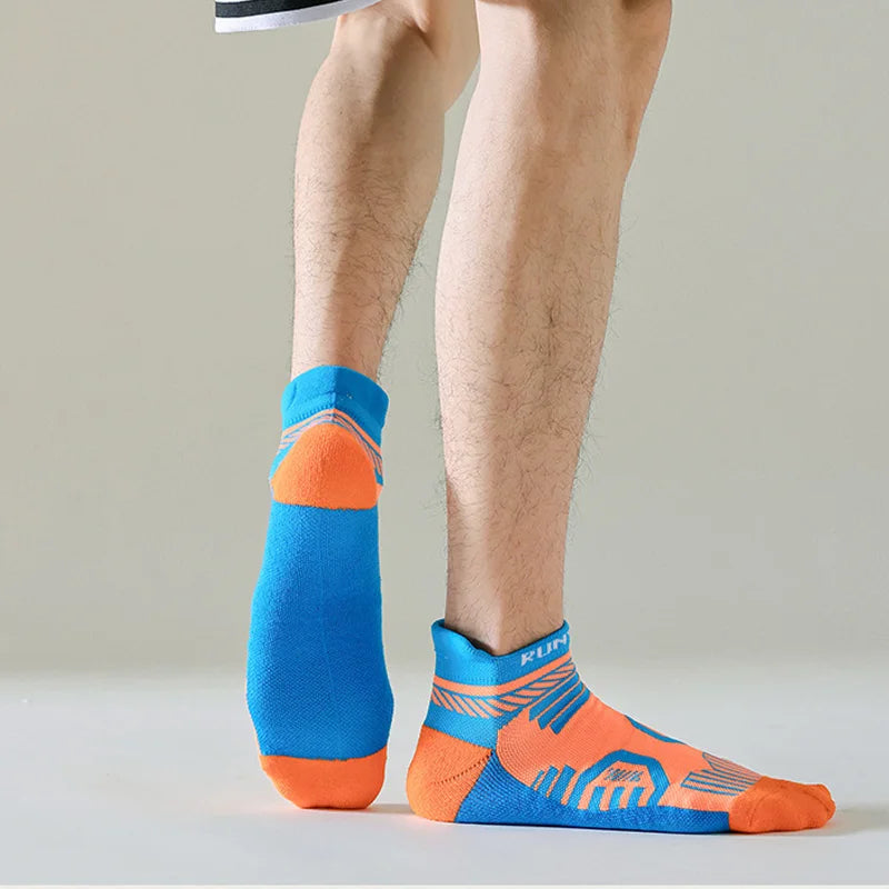 Vibrant 5 Pairs Athletic Cotton Socks Set ATHLEXES
