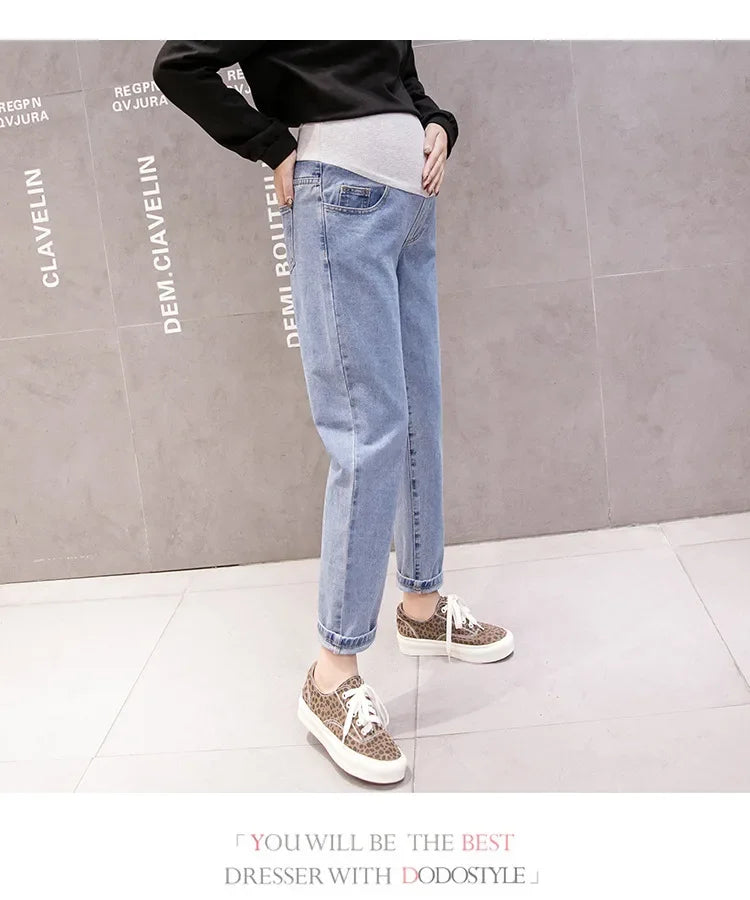Elegant High-Waisted Maternity Jeans 2024 Collection ATHLEXES