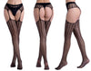 Seductive Fishnet Crotchless Pantyhose with Suspenders ATHLEXES