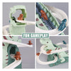 DinoSlide Music Toy Set with Puzzle Cars ATHLEXES