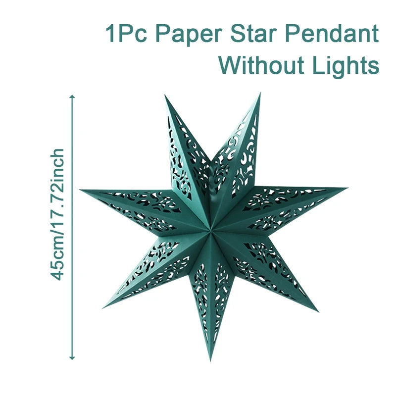 Eid Star Pendant: 30-75cm Festive Decor 2025 ATHLEXES
