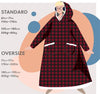 CozySleeve Oversized Flannel Hoodie Blanket for All Seasons ATHLEXES