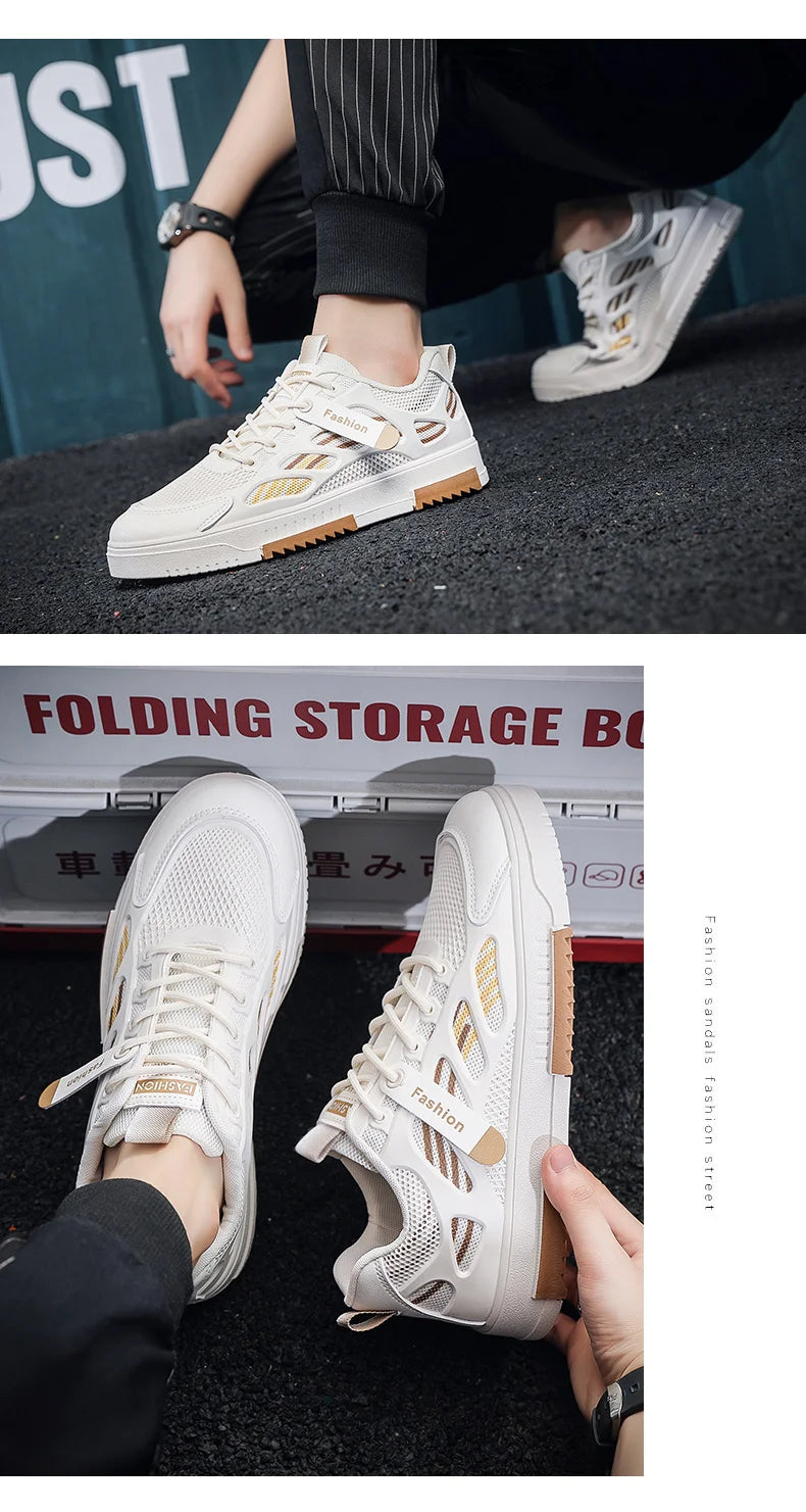 BreezeWalk Men's Summer Mesh Casual Shoes ATHLEXES