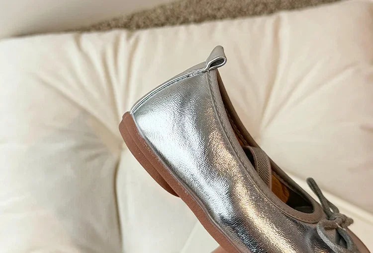 Korean Princess Bow Leather Shoes for Girls 2024 ATHLEXES