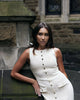 Elegant Knit Ribbed Maxi Dress with Pockets ATHLEXES