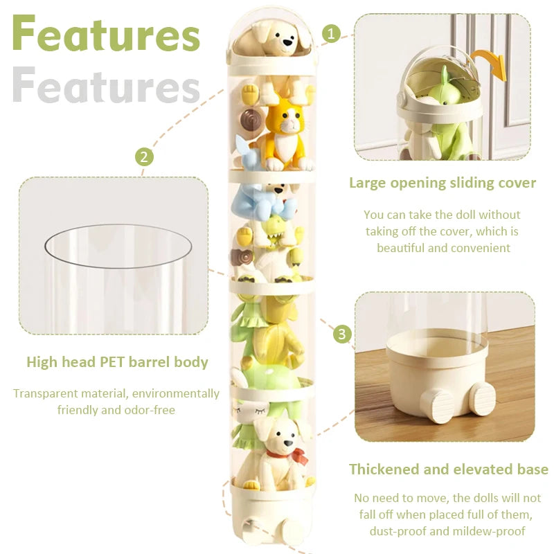ClearView Plush Toy Storage Tube ATHLEXES