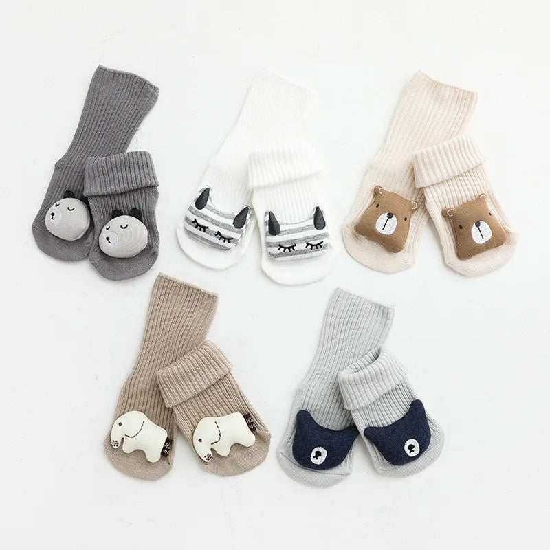 Cute Cotton Non-Slip Baby Socks for Infants and Toddlers ATHLEXES