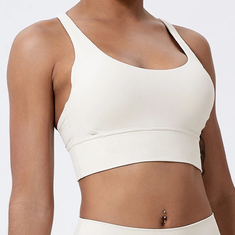 EliteFit Cross Back Sports Bra for Women ATHLEXES