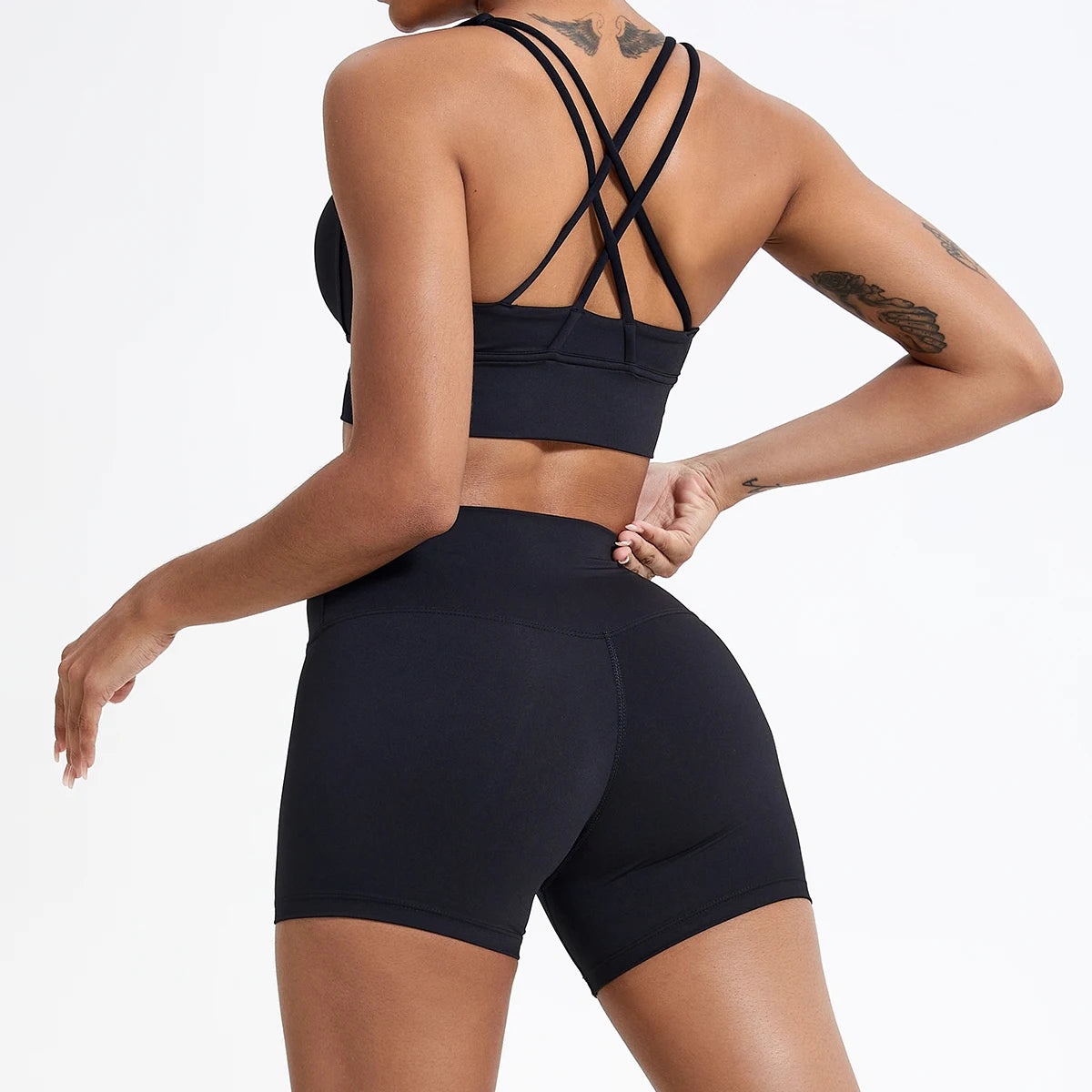 EliteFit Cross Back Sports Bra for Women ATHLEXES