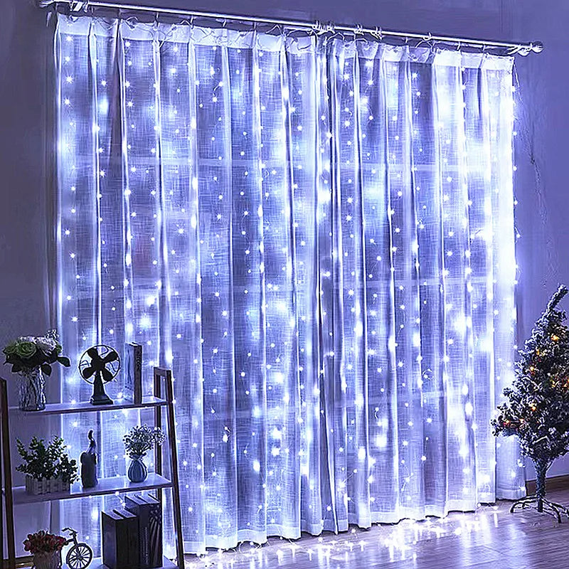 FairyGlow 8 Mode LED Curtain String Lights ATHLEXES