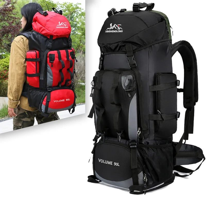 AdventureMax 90L Waterproof Trekking Backpack ATHLEXES