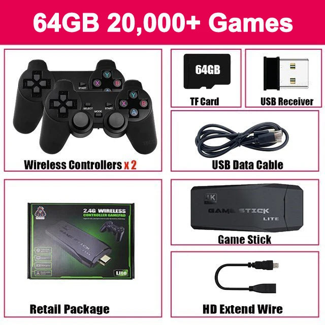 M8 Retro 4K Gaming Console with 20000 Games ATHLEXES