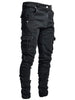 Premium Plus Size Men's Cargo Denim Jeans ATHLEXES