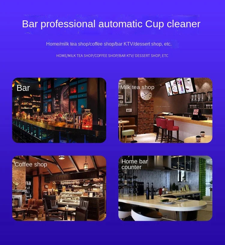 AutoClean High Pressure Glass Cup Washer ATHLEXES