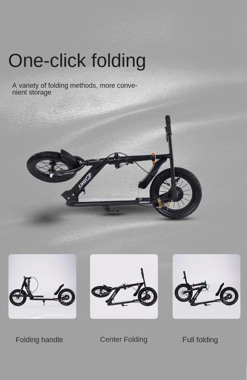 TULX EcoFold Scooter with Explosion-Proof Tires ATHLEXES