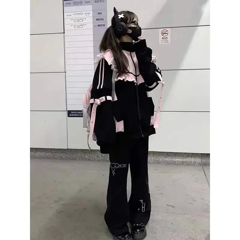 Y2K Cozy Velvet Hooded Jacket for Women ATHLEXES