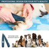 Pet Grooming Kit Dog Cat Paw Hair Clipper Trimmer LED Professional Dog Shaver Cutters Nail Grinding Machine Tools Supplies 2021 ATHLEXES