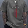 Paris Cotton Casual Loose Fit Tee ATHLEXES