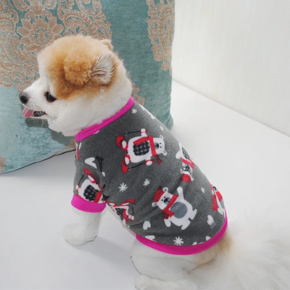 ChicWarm Fleece Dog Sweaters for Winter Chihuahua Comfort ATHLEXES