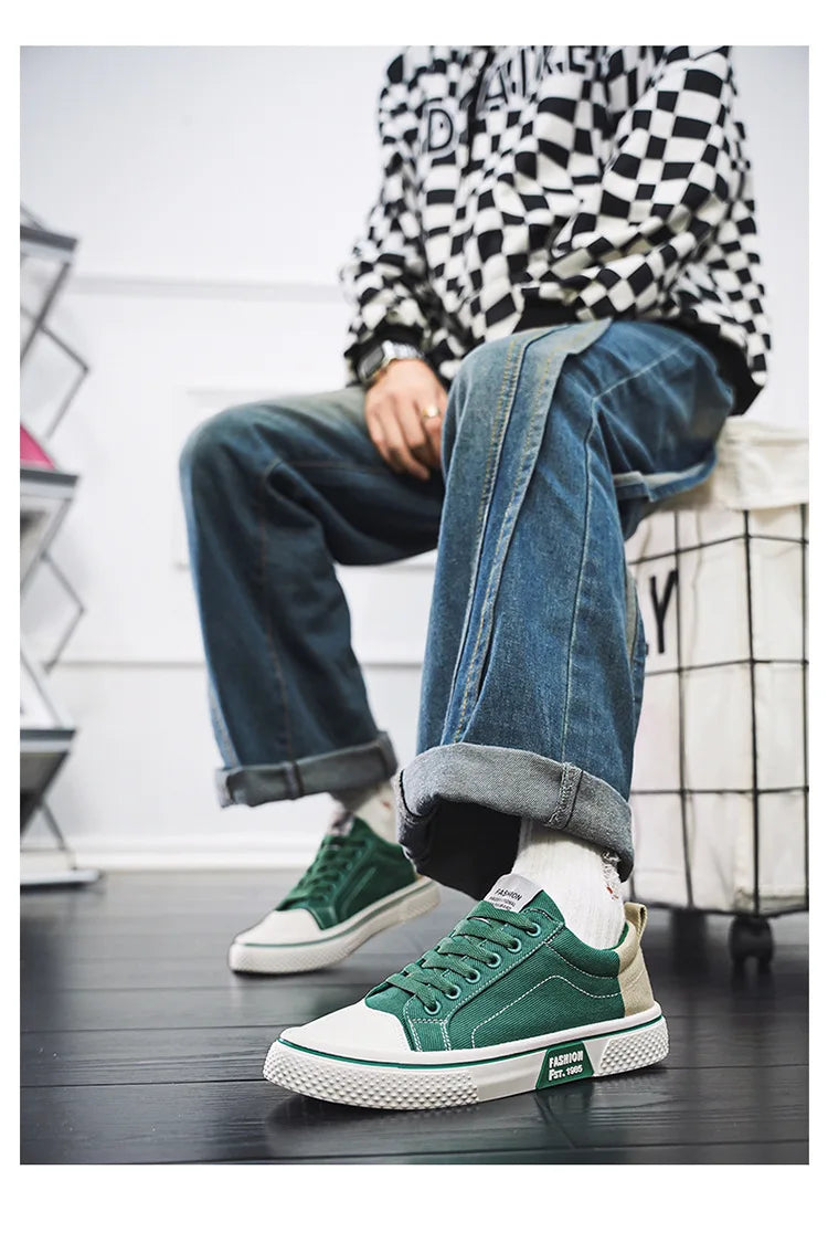 Classic Men's Breathable Canvas Skate Shoes ATHLEXES
