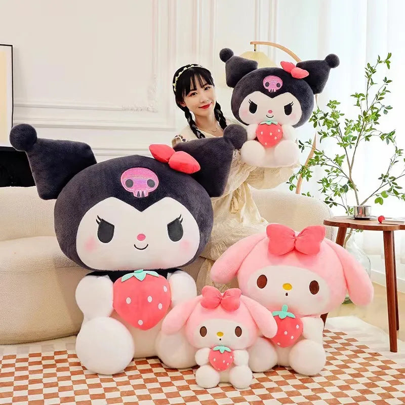 Strawberry Kuromi Plush Pillow Toy for Girls ATHLEXES