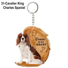 Heartfelt Dog Angel Pendant Keychain ATHLEXES