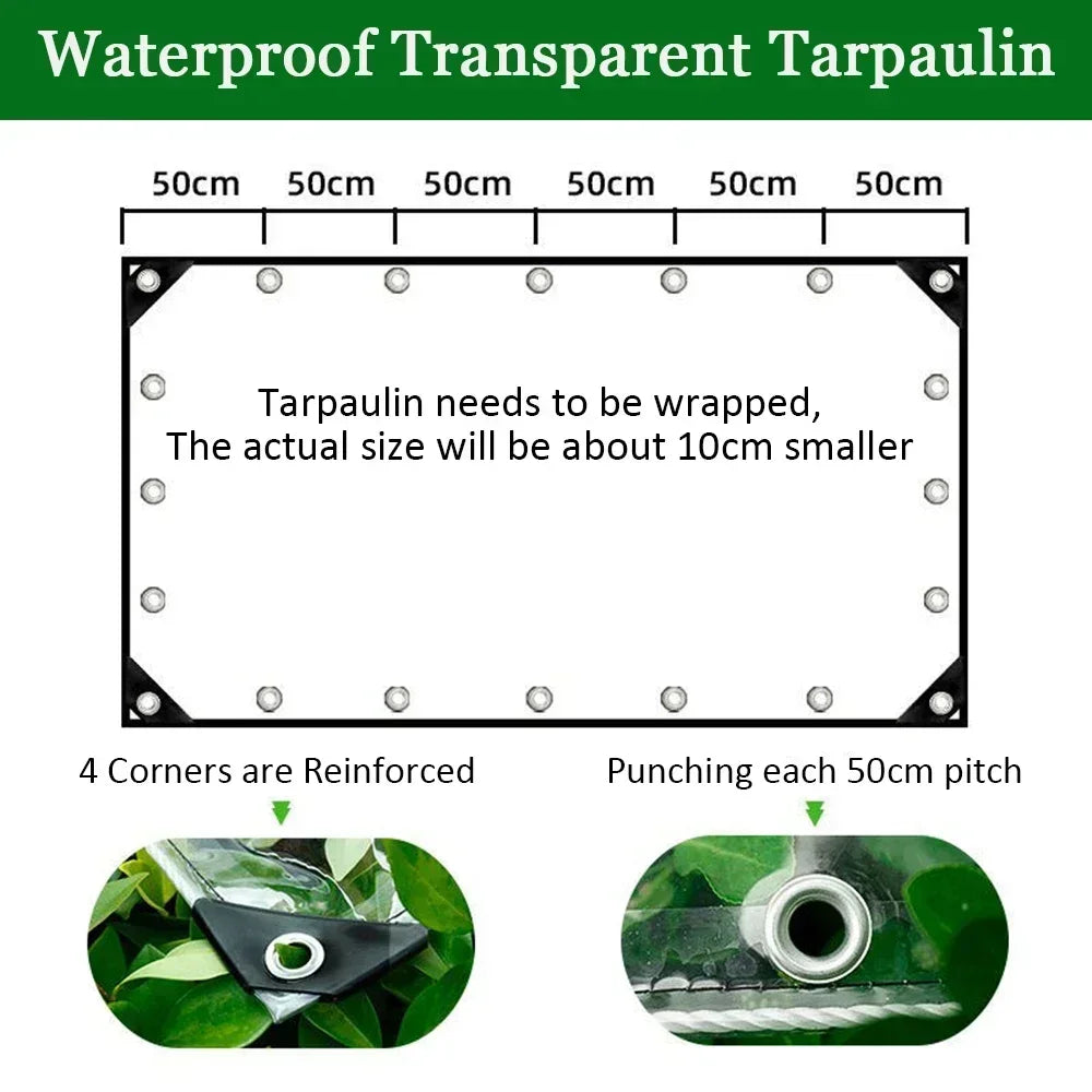 AquaGuard Premium PVC Tarpaulin Cover ATHLEXES