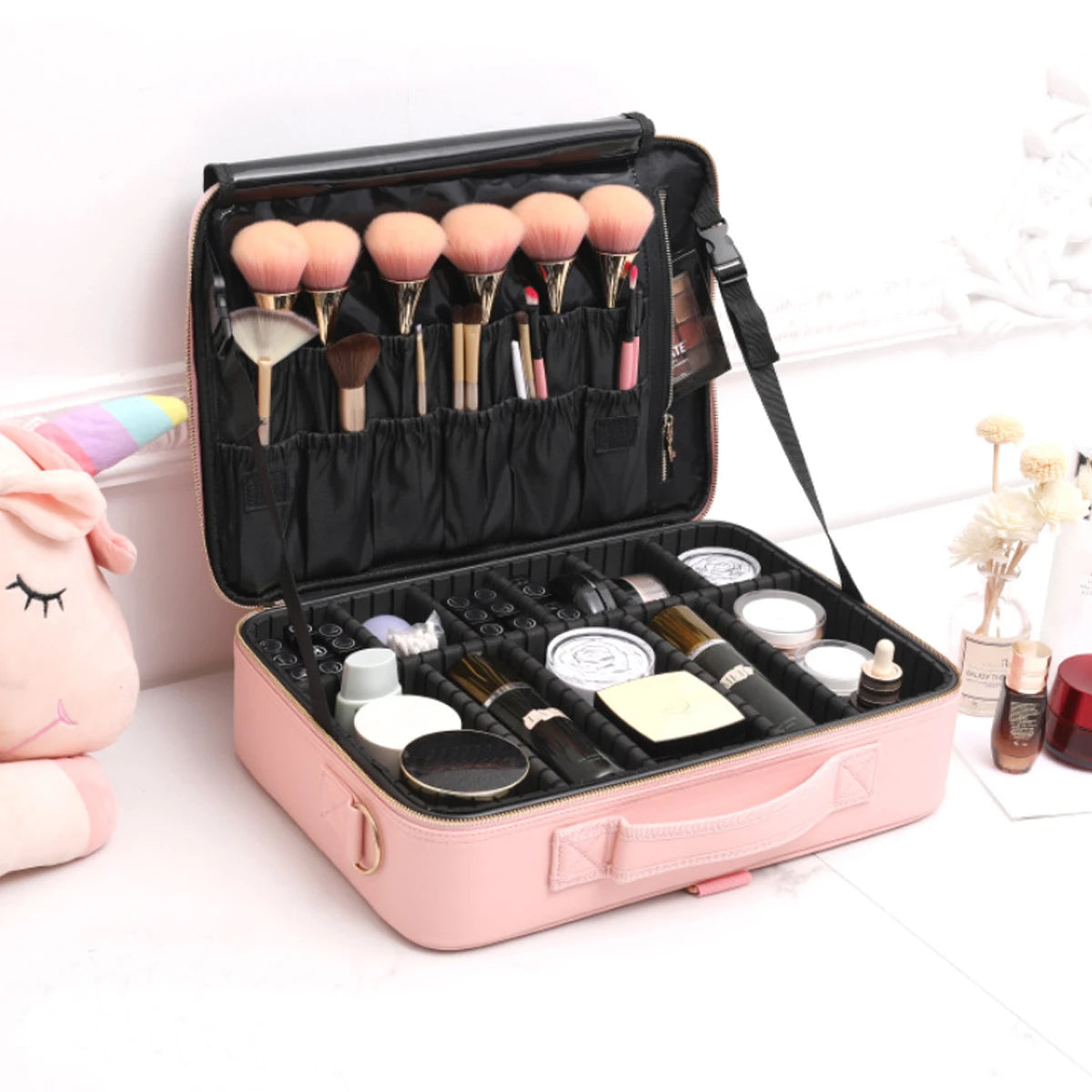 TravelPro Waterproof Makeup Organizer Case ATHLEXES