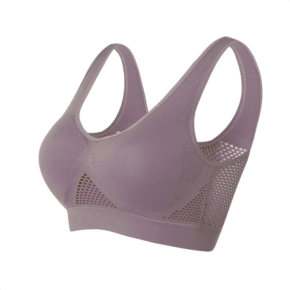 BreatheFit Plus Size Wireless Sports Bra ATHLEXES