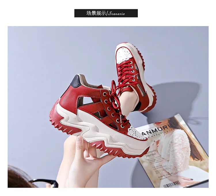 Trendy Womenâ??s Casual Sports Platform Sneakers 2023 ATHLEXES