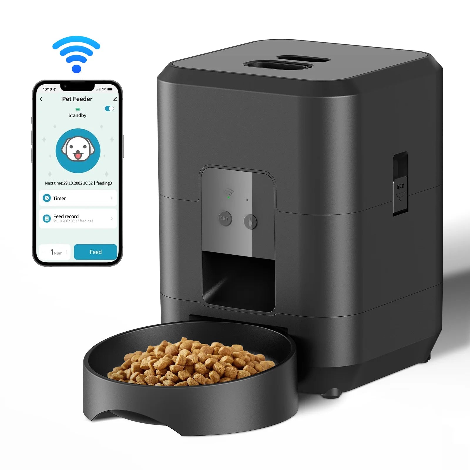 Smart Pet Feeder Pro: Automatic Timed Food Dispenser for Cats and Dogs ATHLEXES