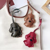 Colorful Teddy Dog Leather Keychain Pendant ATHLEXES
