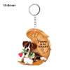 Heartfelt Dog Angel Pendant Keychain ATHLEXES