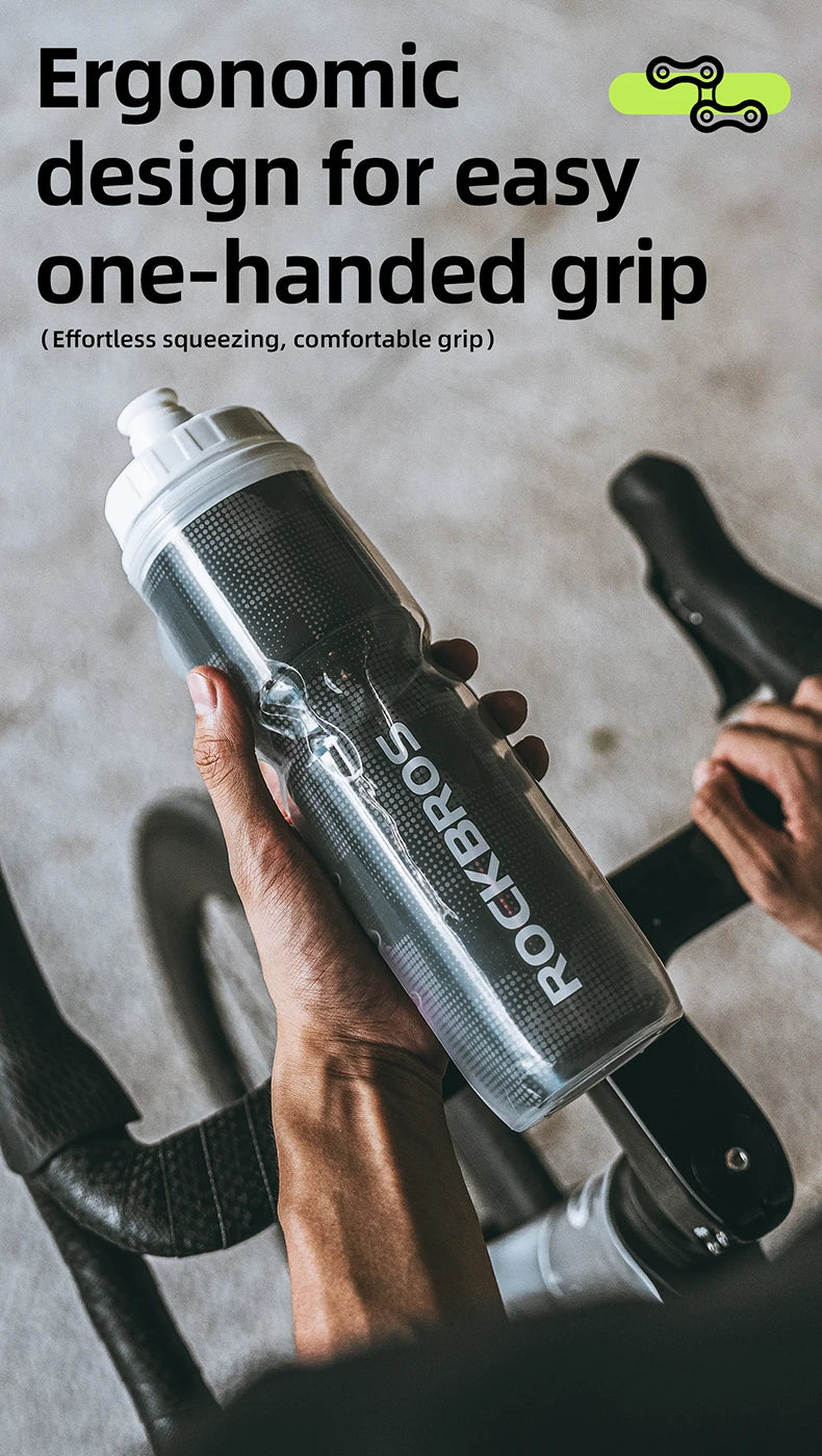 ROCKBROS 750ml Insulated Bicycle Water Bottle ATHLEXES