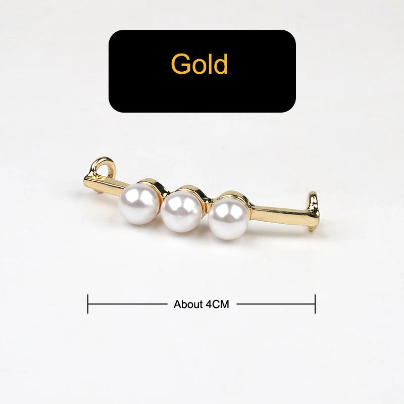 GlamLace Pearl Rhinestone Shoelace Buckle Charm Accessories ATHLEXES