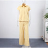 Chic Summer Vest and Wide Leg Pants Set ATHLEXES