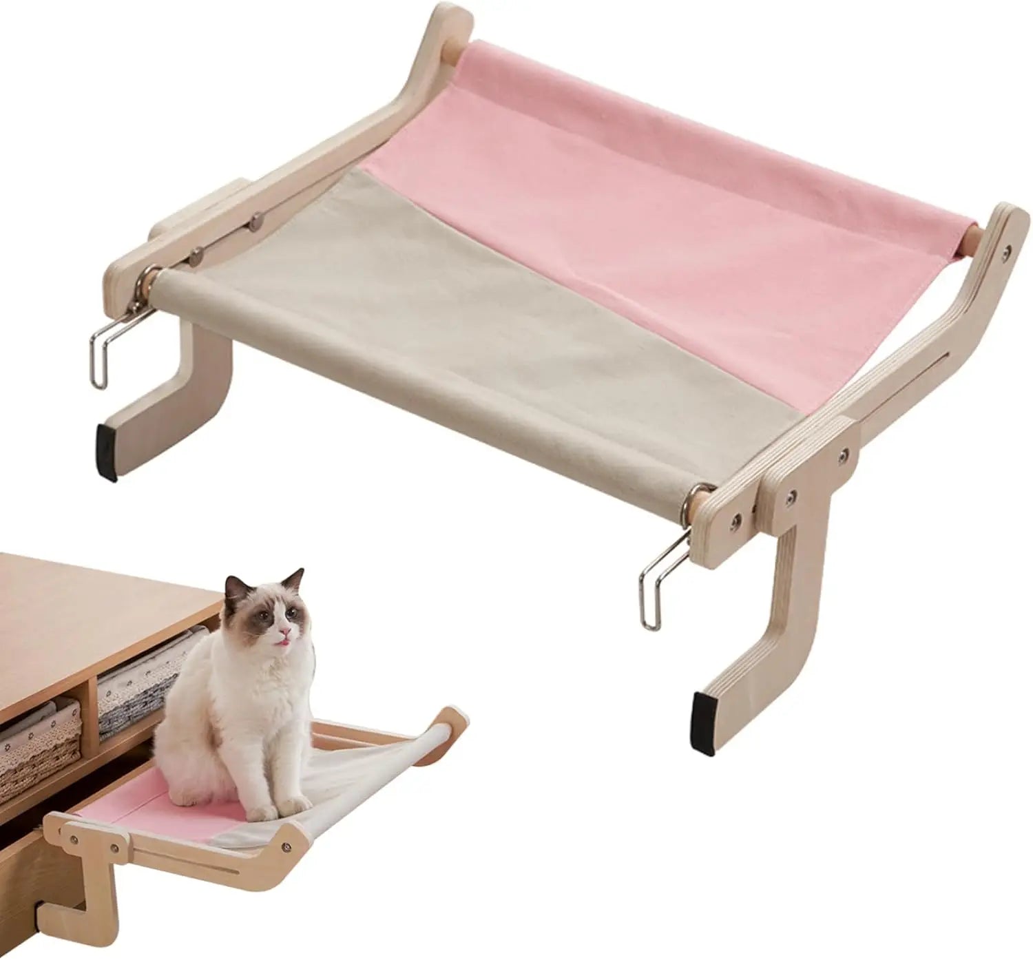 Bedside Bed Pet Nest Window Hanging Cat Bed Portable Removable Balcony Cat Window Hammock Hammock Hanging Cat Bed Cats Pet Nest ATHLEXES