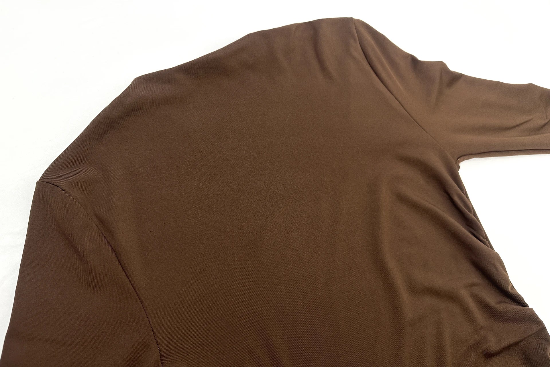 Velvet Elegance Slim Fit Long Sleeve Dress ATHLEXES