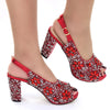 Venus Chan Green Crystal High Heel Wedding Sandals ATHLEXES