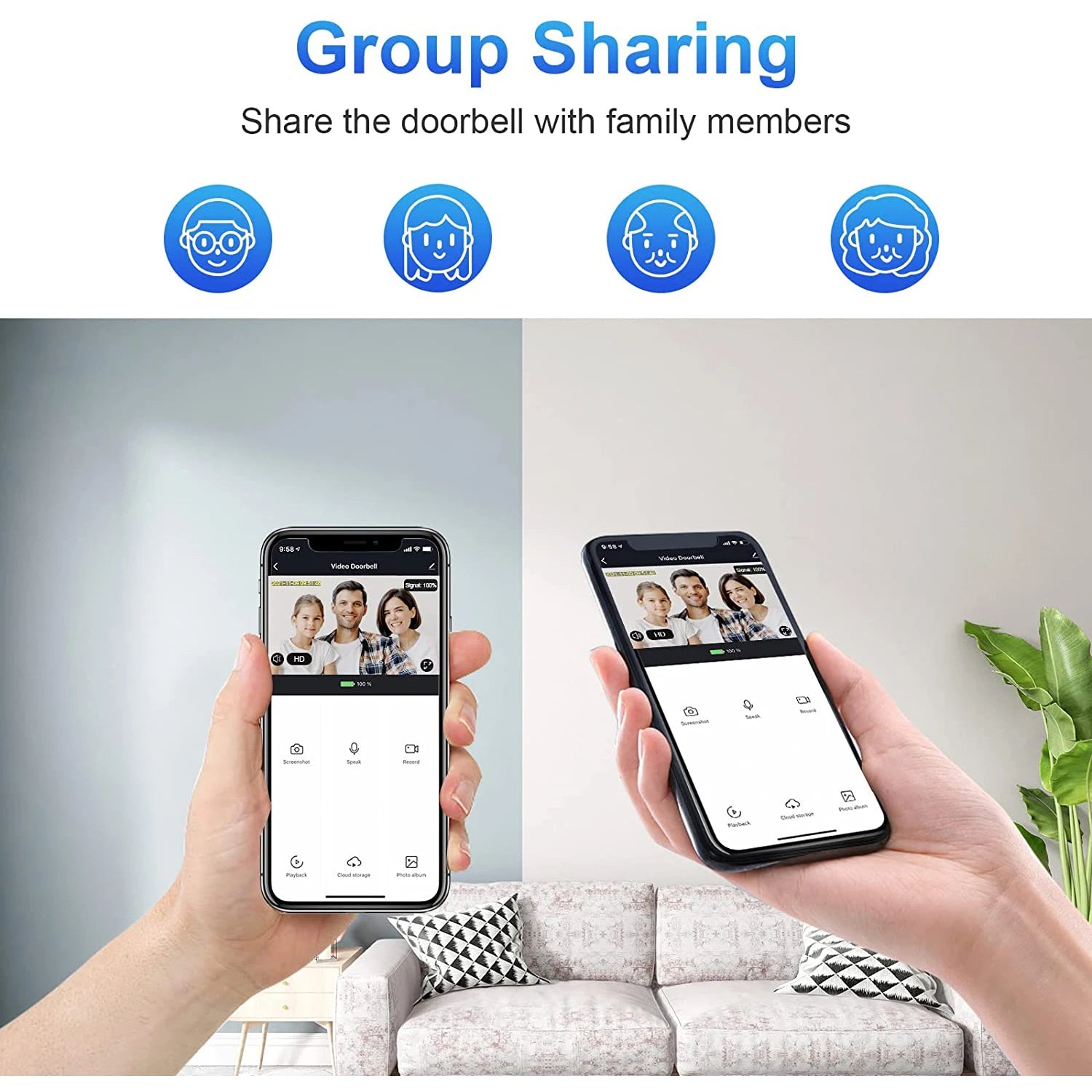 SmartGuard 1080P WiFi Video Doorbell Camera ATHLEXES