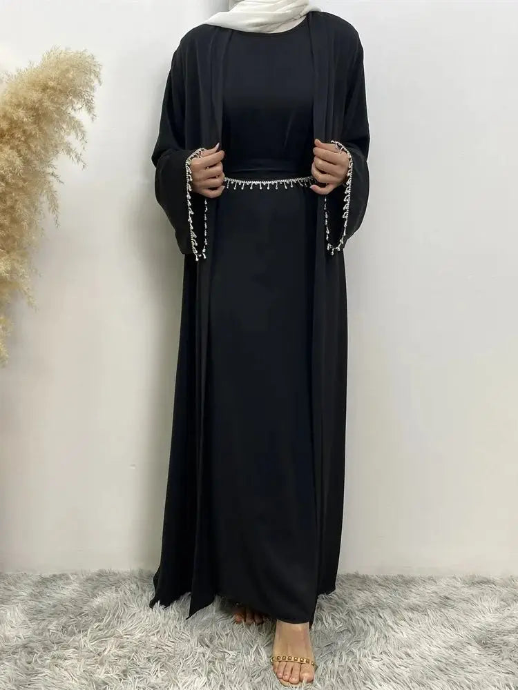 New Fashion Muslim Women Two-Piece Dress Set ATHLEXES