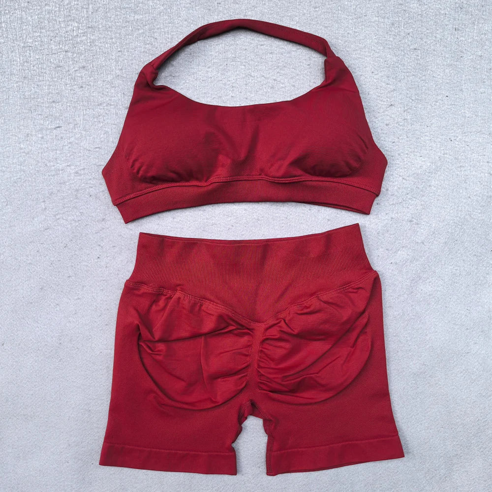 ActiveFit Scrunch Shorts and Sports Bra Set ATHLEXES